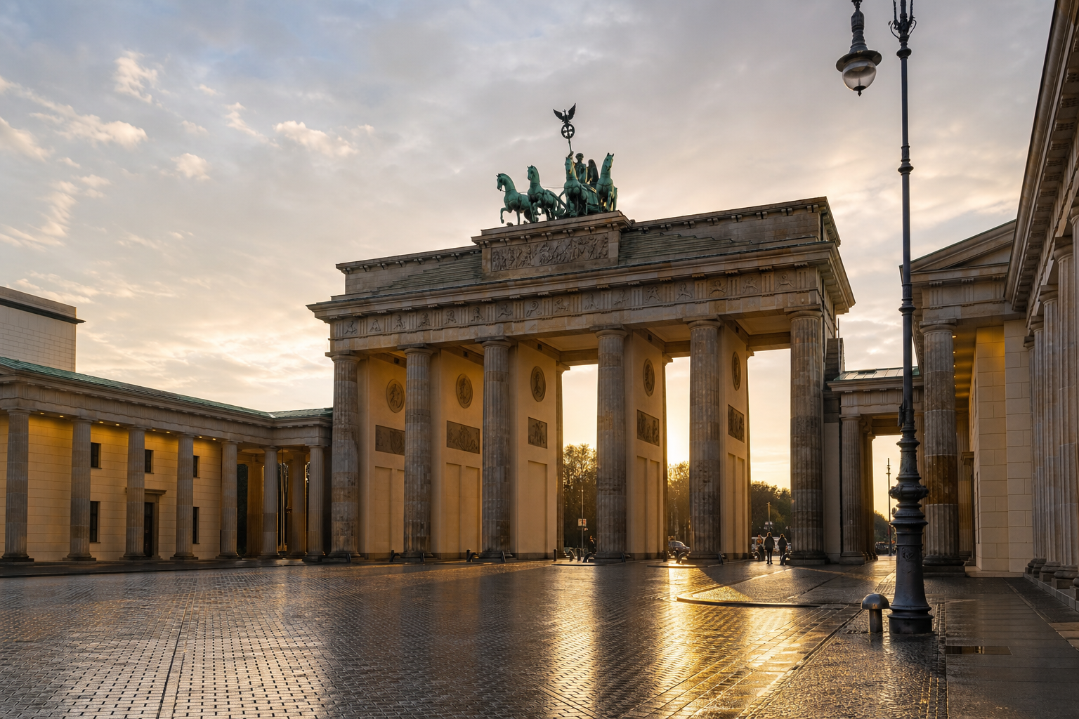 Brandenburger Tor im Morgenlicht