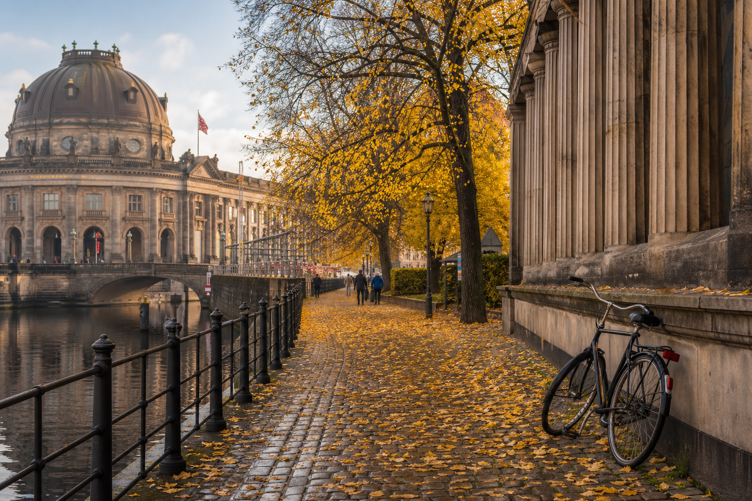 Museumsinsel im Berliner Herbst