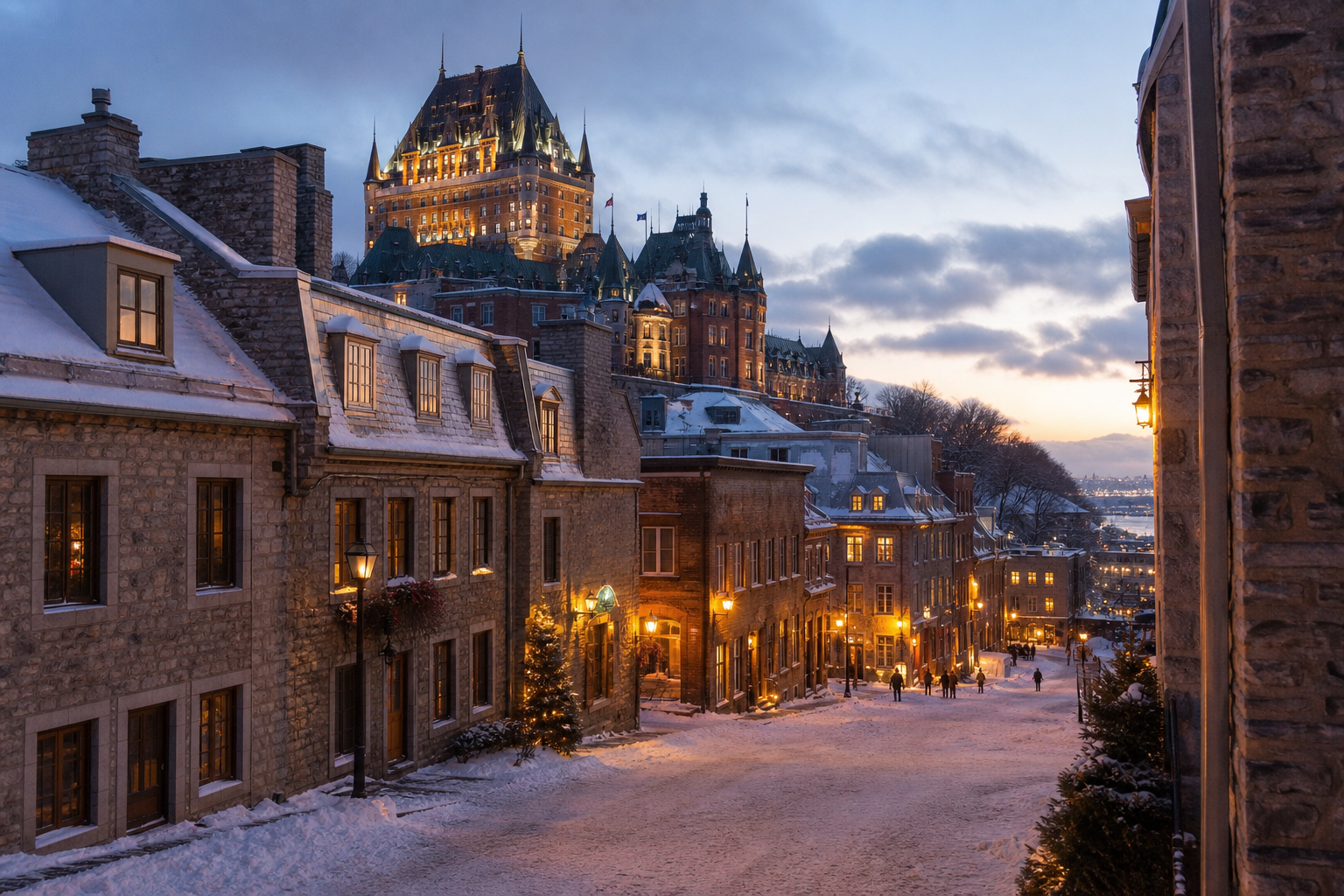 Québec City im Winter