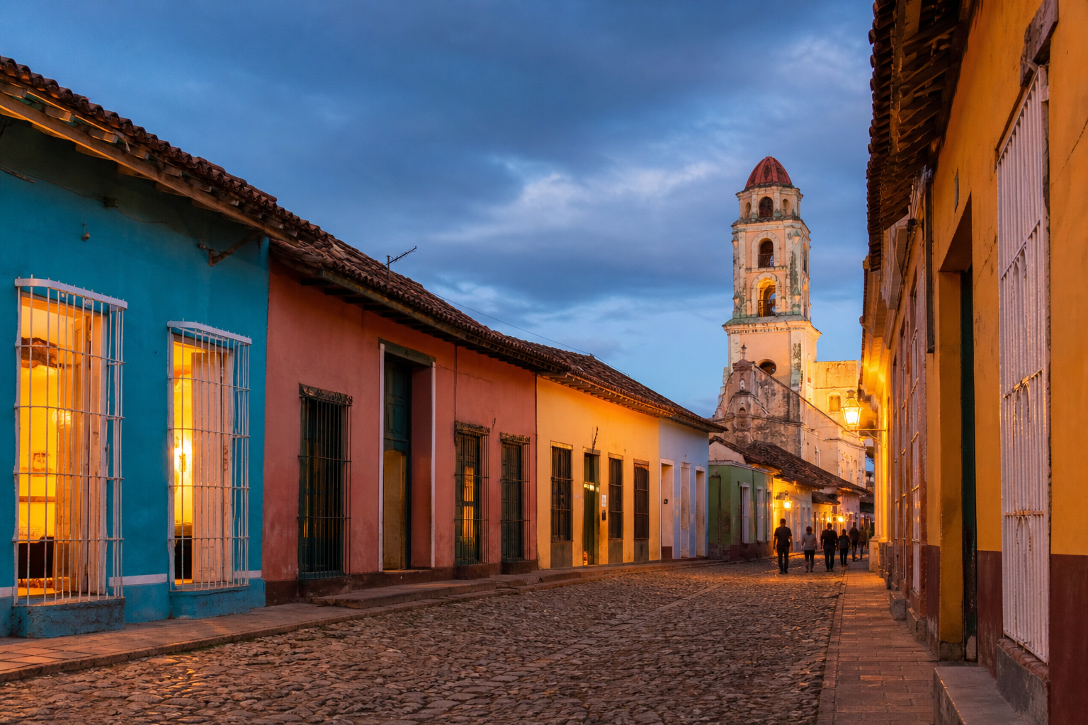 Koloniale Straße in Trinidad auf Kuba