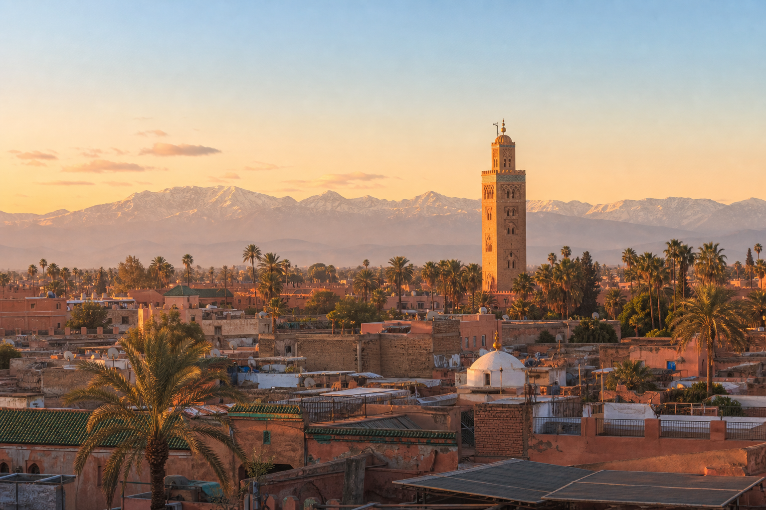 Marrakesch und Atlasgebirge