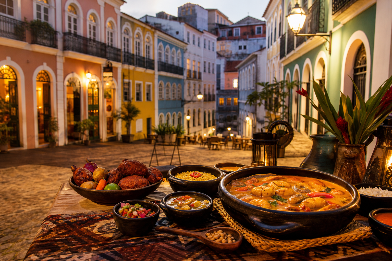 Bahianische Küche in Salvadors historischem Pelourinho