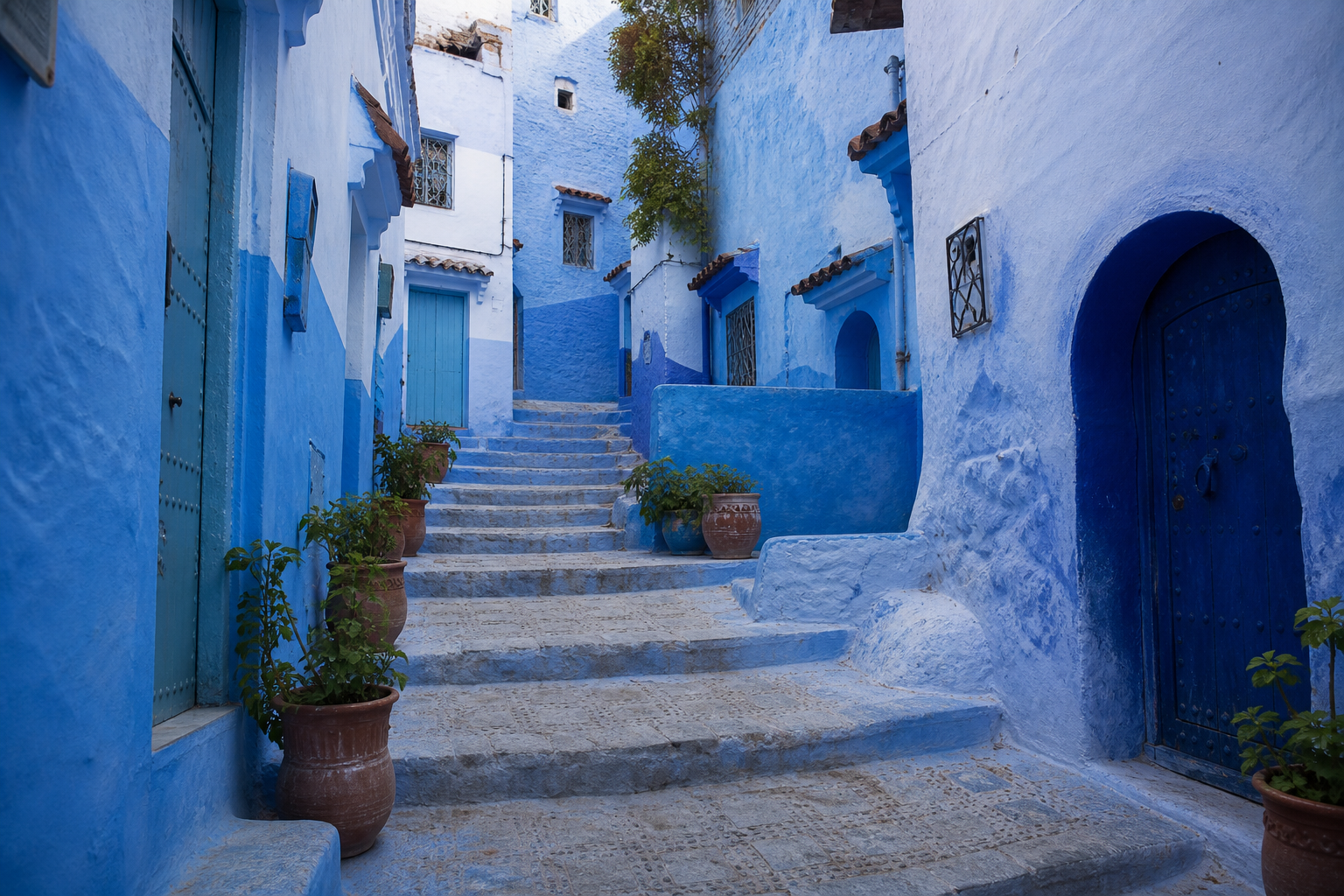 Blaue Gasse in Chefchaouen