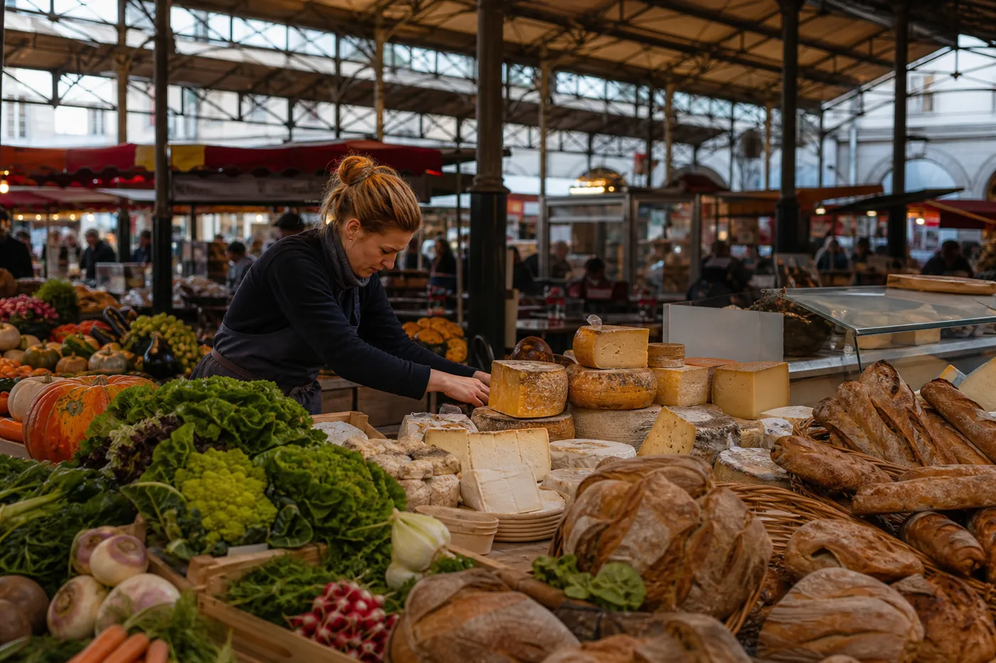 Markt und Esskultur in Lyon