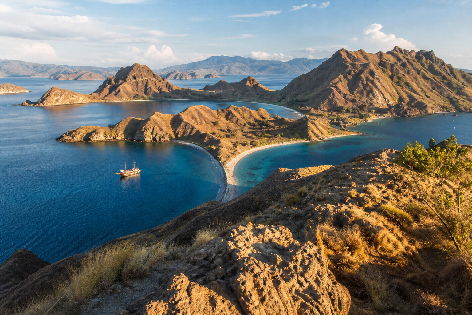 Buchten und Inseln im Komodo-Nationalpark
