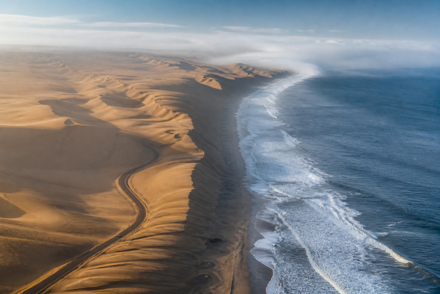 Namib-Wüste trifft Atlantik